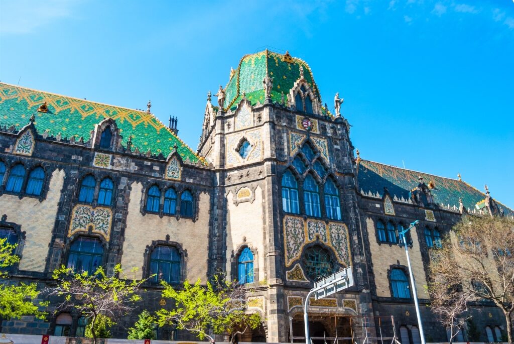 Unique architecture of the Museum of Applied Arts
