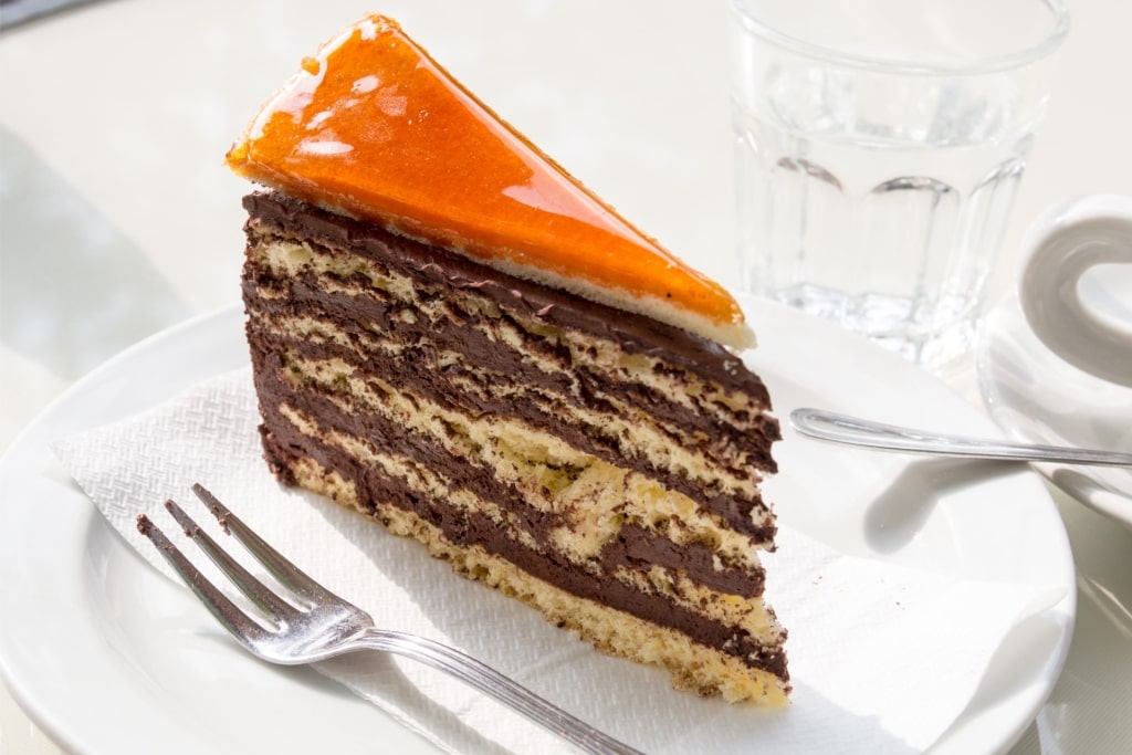 Dobos Torte, a classic Budapest food