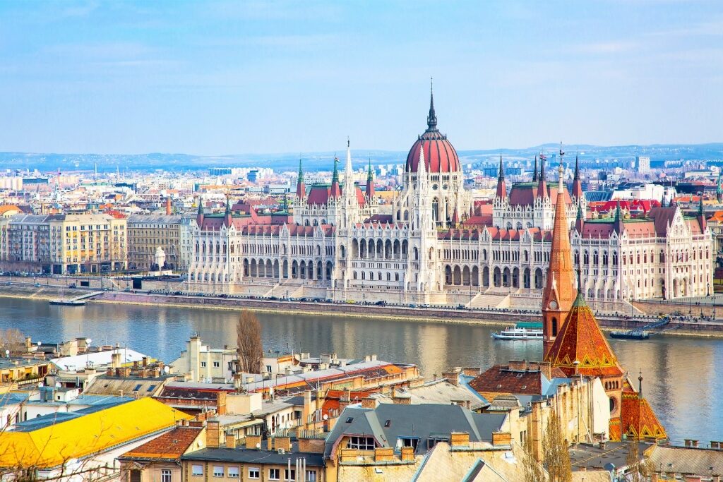 Scenic landscape of Budapest