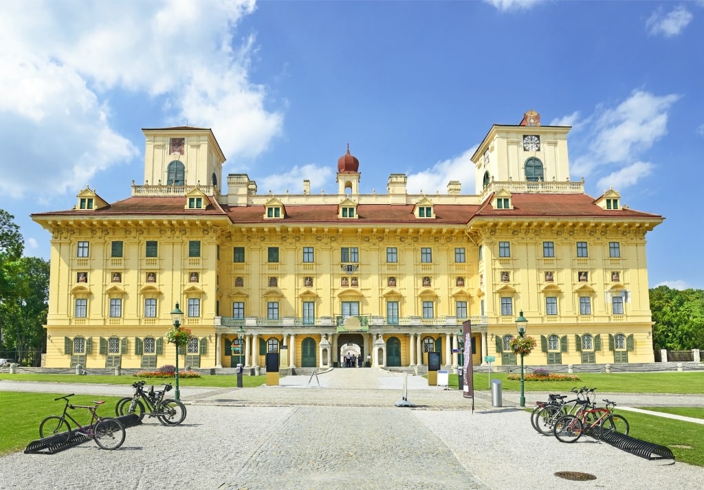 Esterházy Palace with its grand Baroque facade