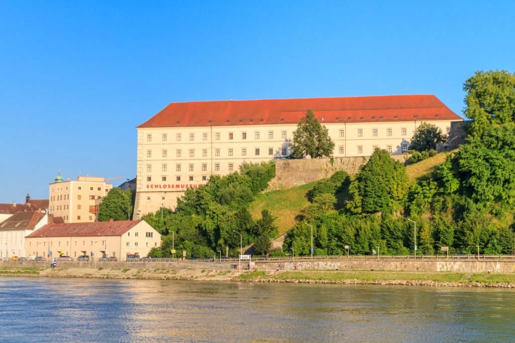 Linz Castle by the Danube River