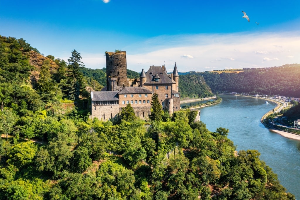 Burg Katz, one of the best castles on the Rhine River