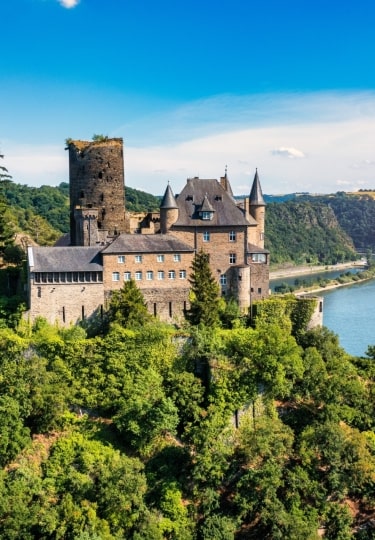 Burg Katz, one of the best castles on the Rhine River
