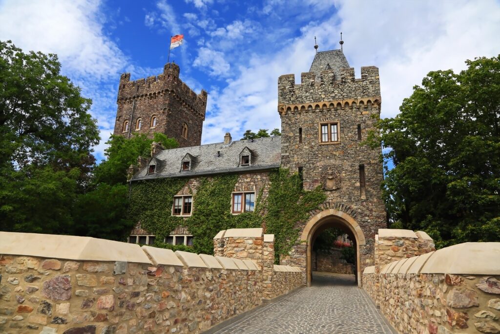 View while walking towards Burg Klopp, Mainz