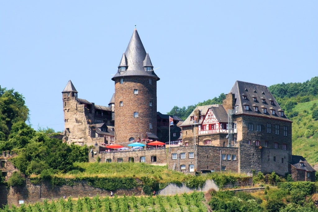 Scenic landscape of Burg Stahleck, Koblenz/Mainz