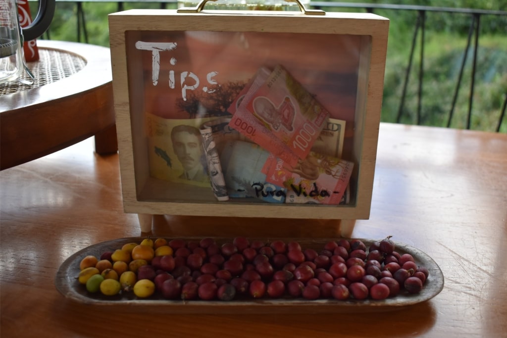 Tip box in Costa Rica