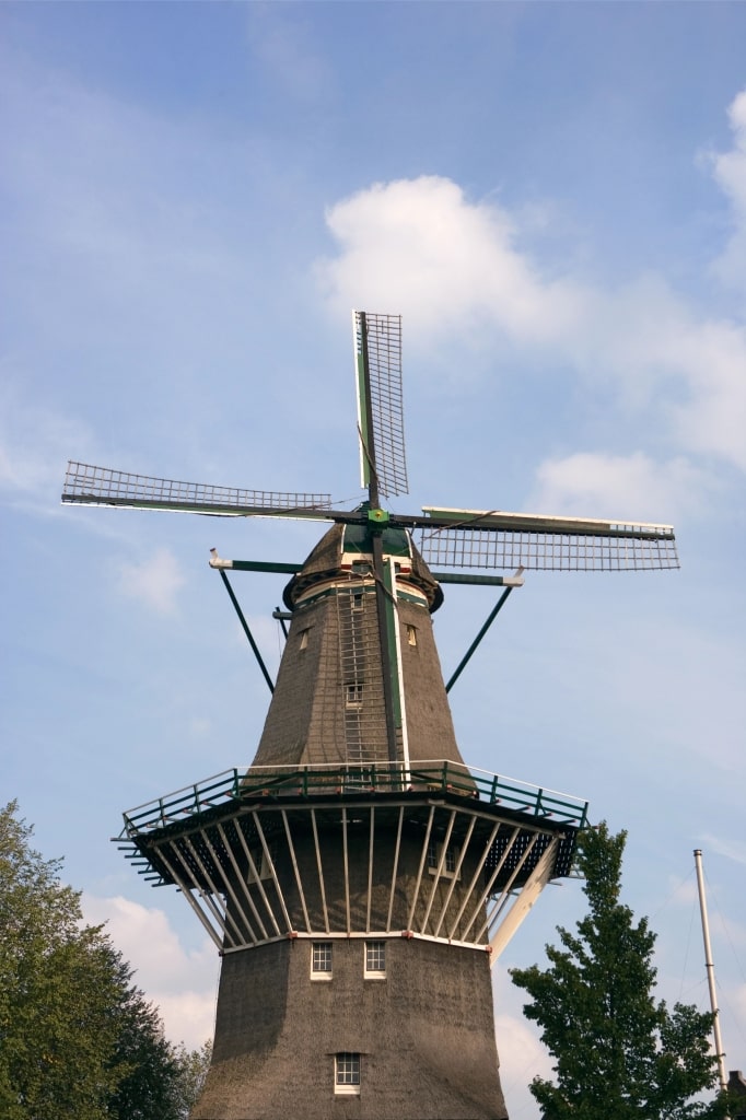 Historic site of De Gooyer Windmill