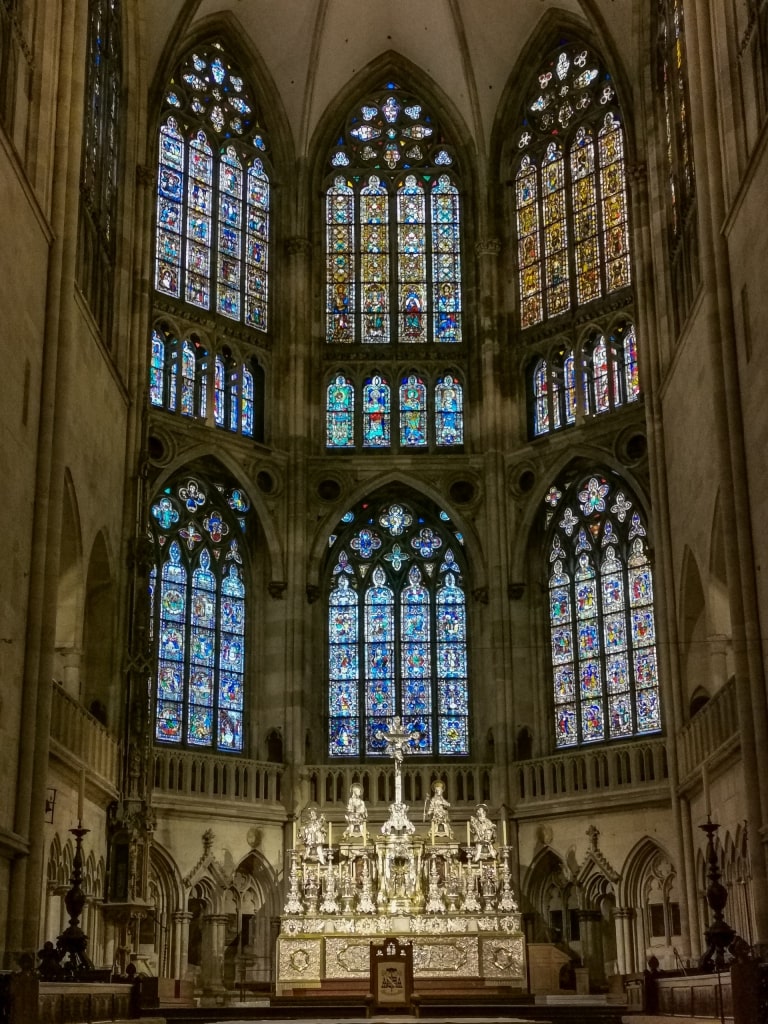 View inside Dom St. Peter, Regensburg