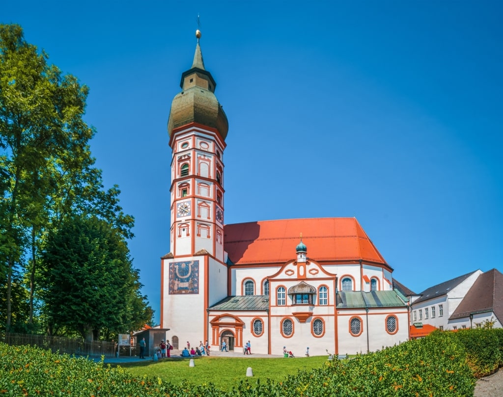 Unique architecture of Kloster Andechs, Andechs