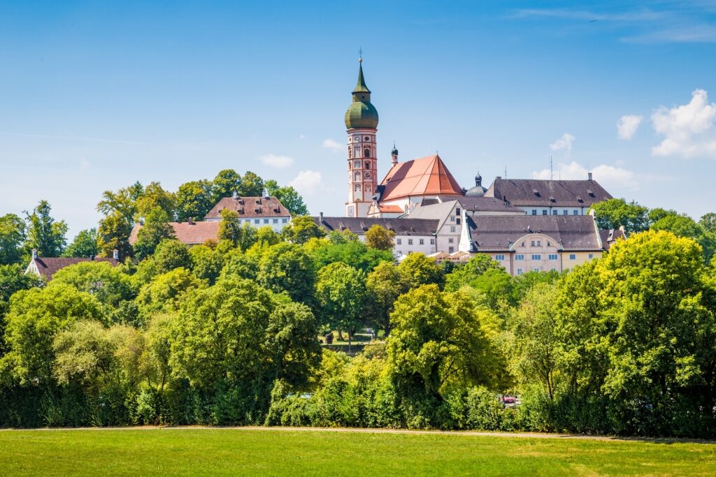 Greenery surrounding Kloster Andechs, Andechs