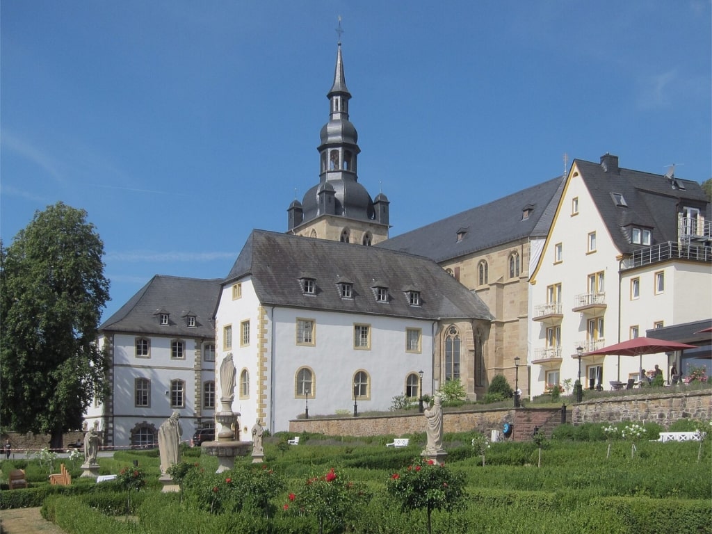 Historic Tholey Abbey monastery building in Germany