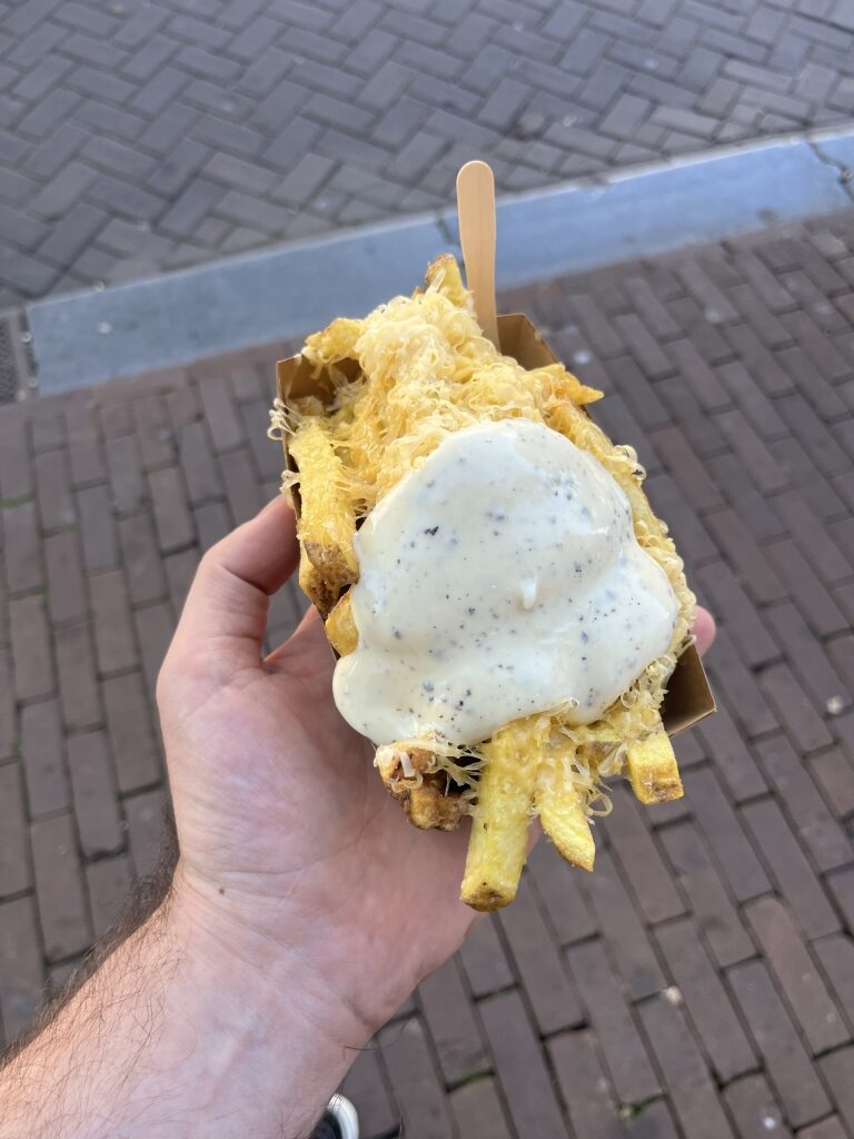 Famous Dutch fries from FabelFriet in Amsterdam