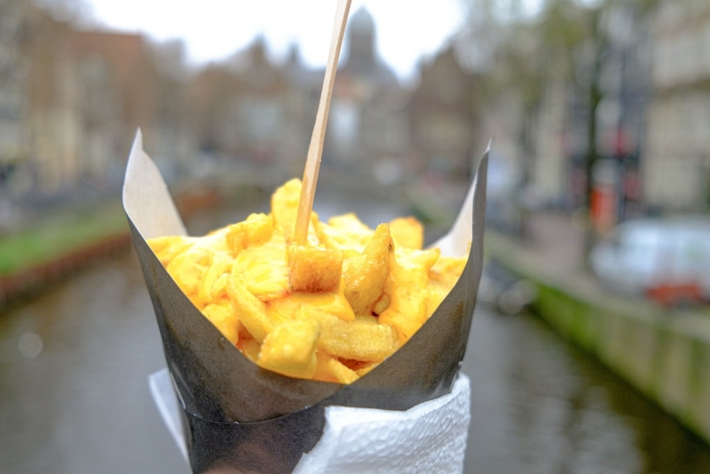 Crispy fries with Joppiesaus in Amsterdam