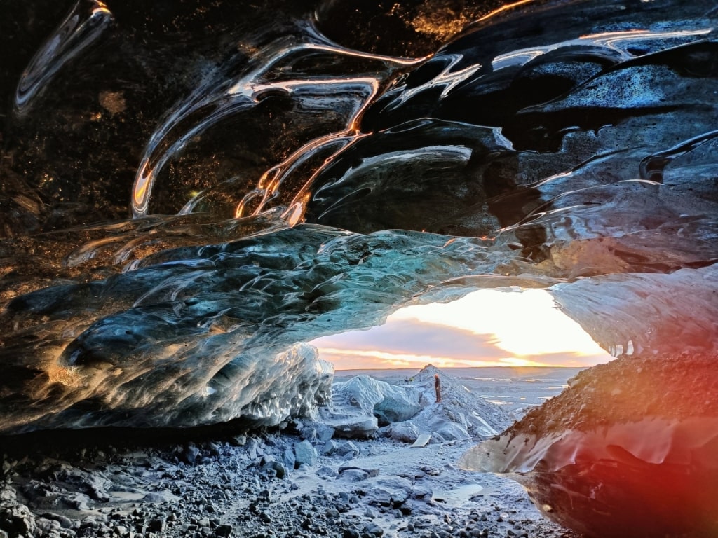Pretty landscape of Katla Ice Cave