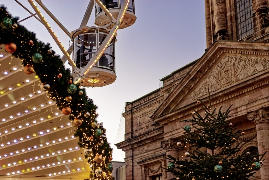 The Winter Village at Nuremberg Christmas market