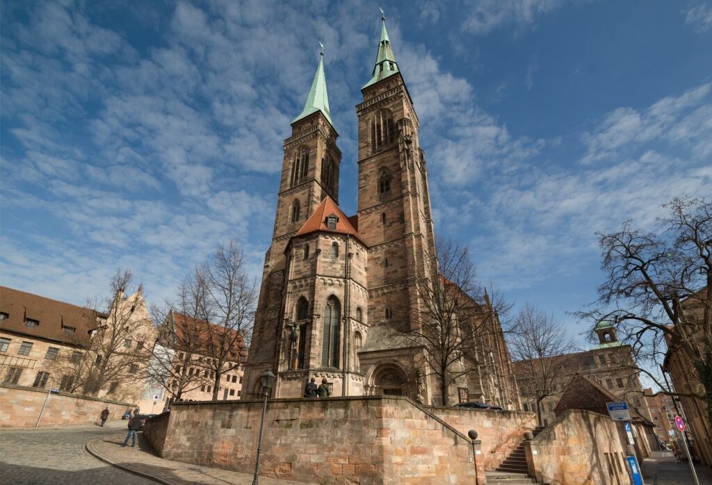 Historic St. Sebald’s Church with detailed Gothic architecture in Nuremberg