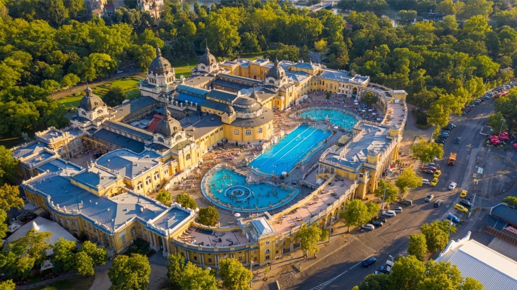 Széchenyi Thermal Baths, one of the best places to visit in Budapest