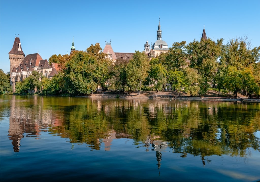 Scenic view of Budapest’s City Park, Városliget