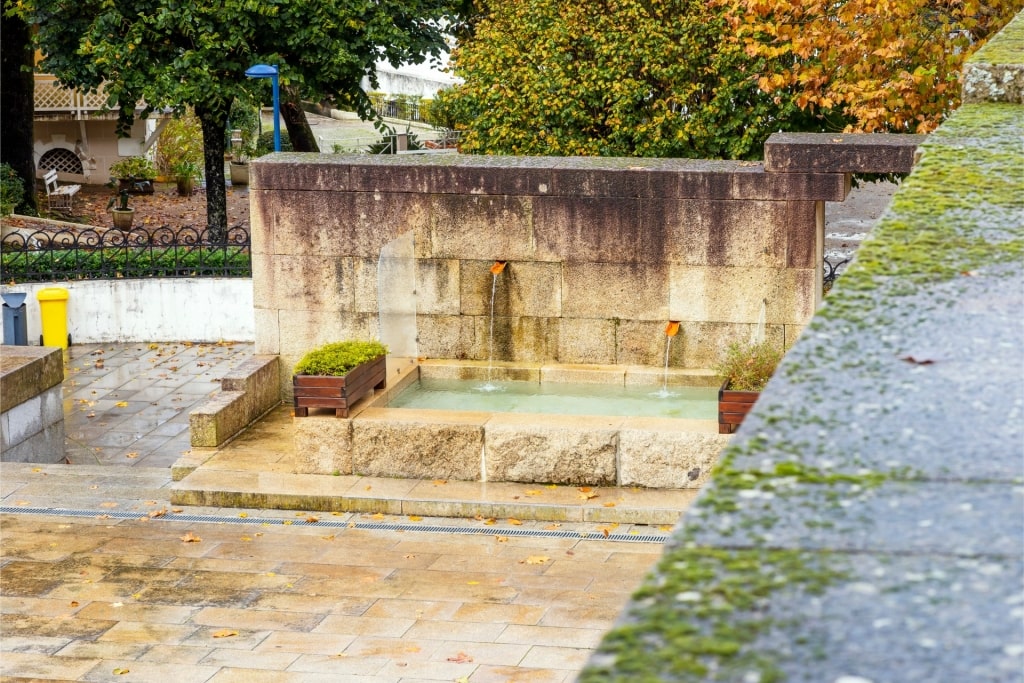 Public mineral water source in Portugal
