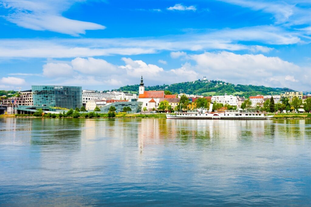 Scenic cityscape of Linz