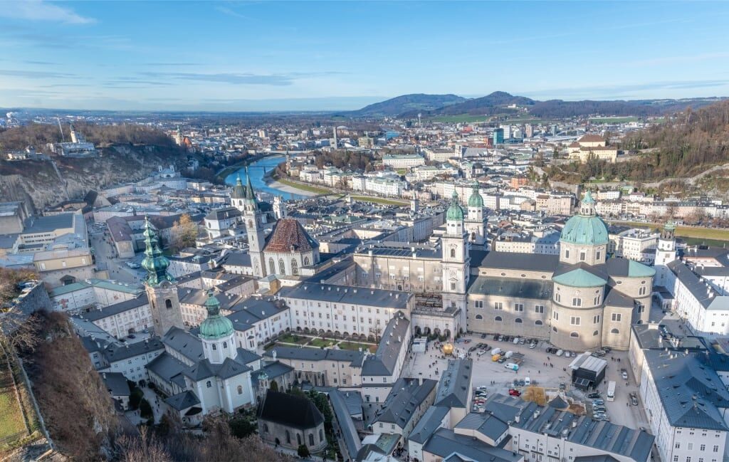 Overlooking Salzburg from Hohensalzburg Fortress