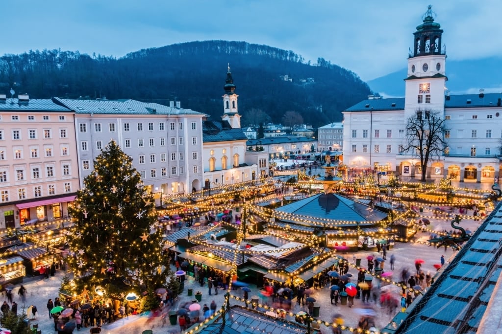 Salzburger Christkindlmarkt, one of Salzburg Christmas markets