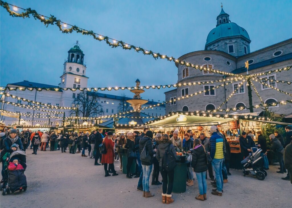 Salzburger Christkindlmarkt, one of Salzburg Christmas markets