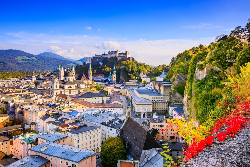 Salzburg vs Vienna - Salzburg skyline