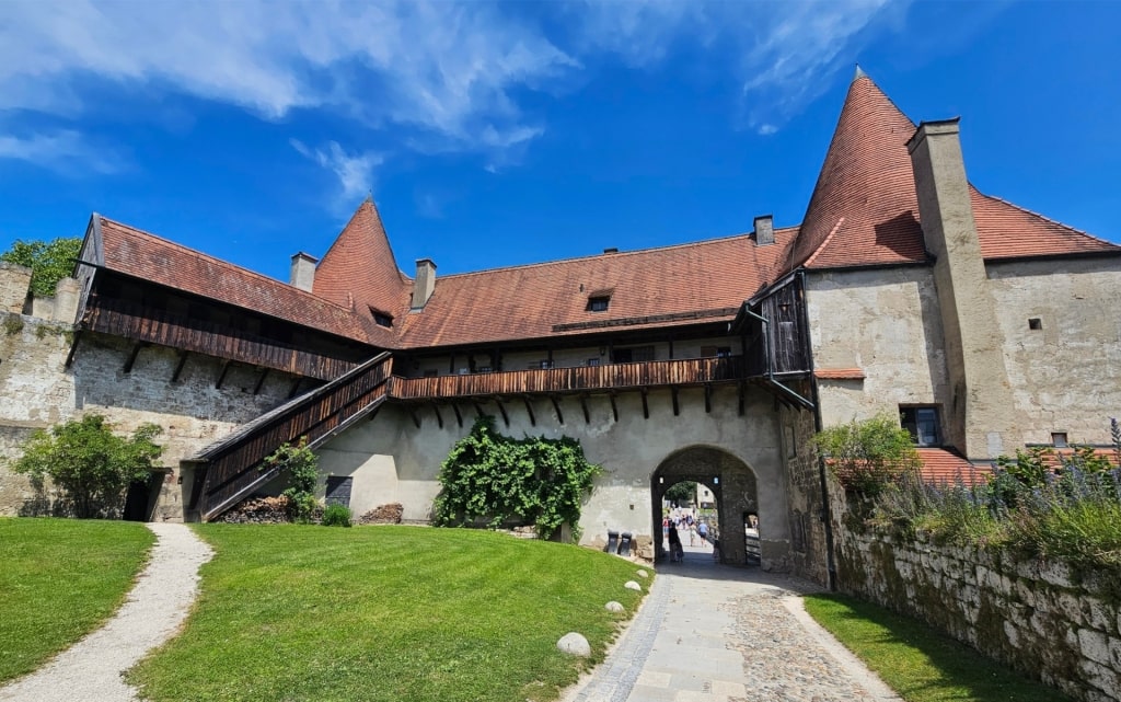 Entrance to the Burghausen Castle