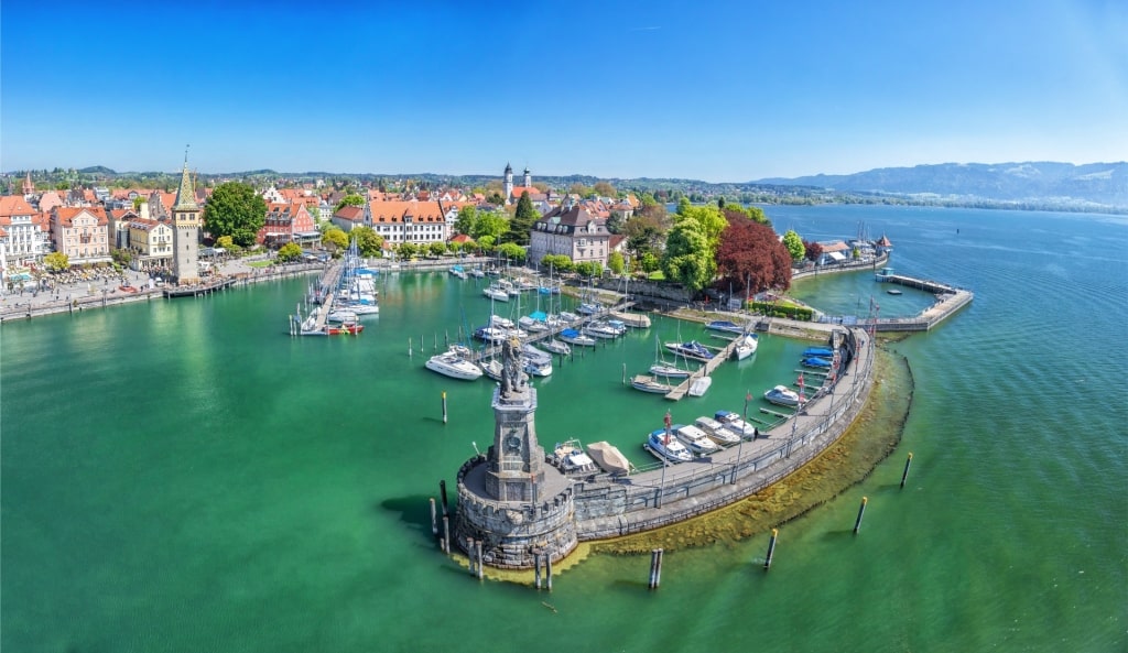 Pretty harbor of Lindau