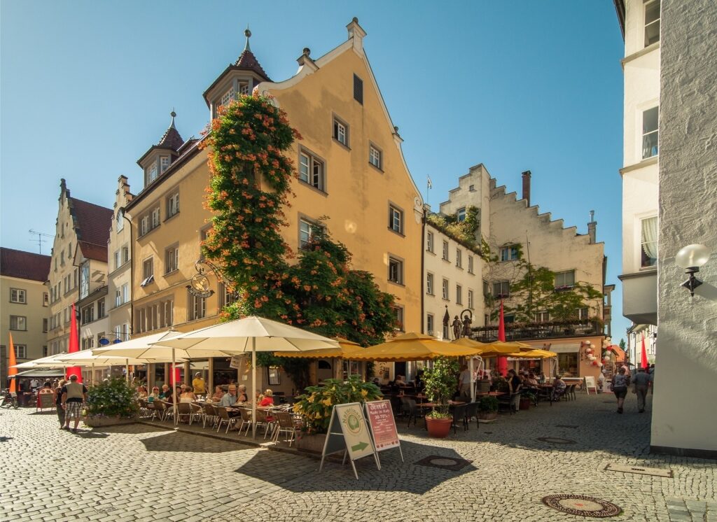 Street view of Lindau's Old Town