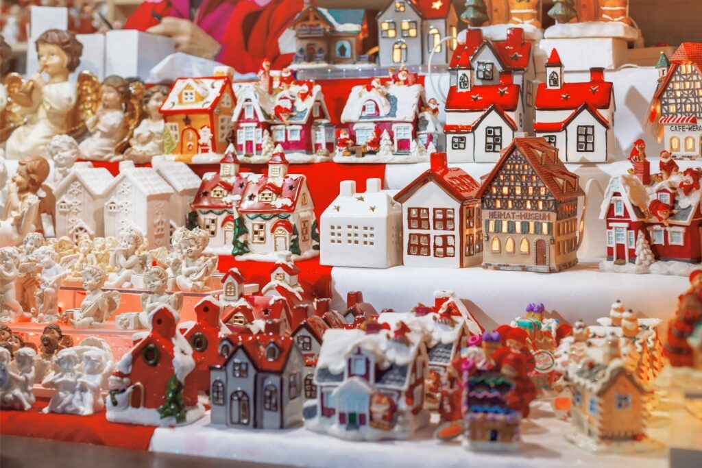 Christmas souvenirs at a Strasbourg Christmas market