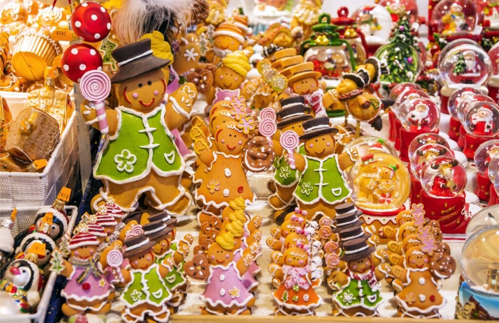 Different treats at the Strasbourg Christmas market