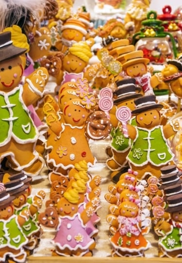 Different treats at the Strasbourg Christmas market
