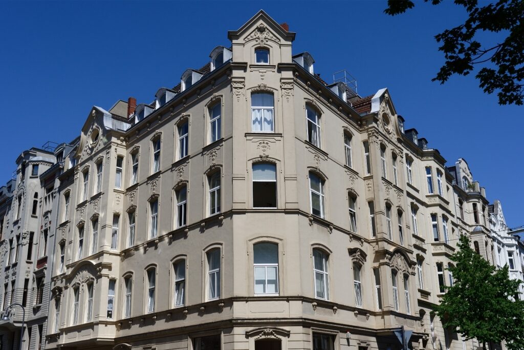 Gorgeous buildings along the Belgian Quarter
