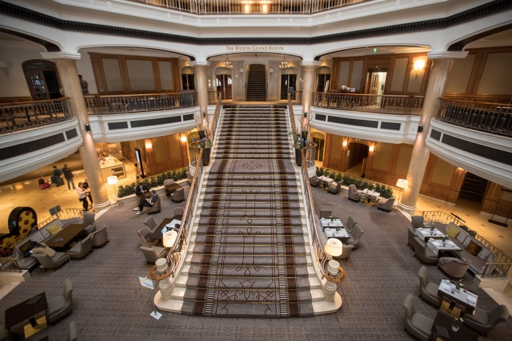 Interior of a hotel in Berlin