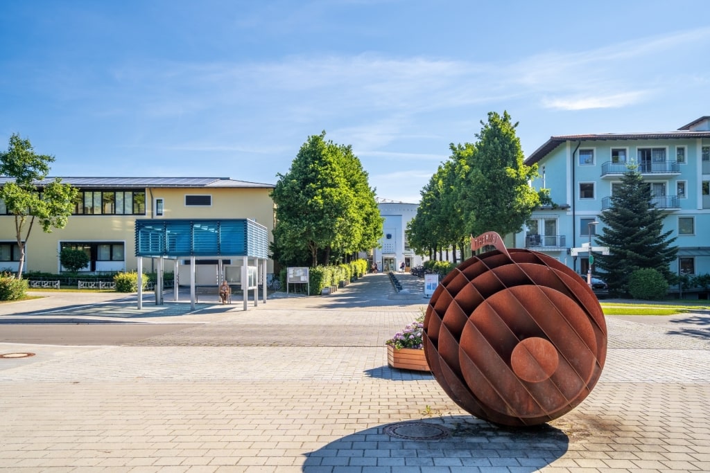 Historic spa town of Bad Füssing in Bavaria