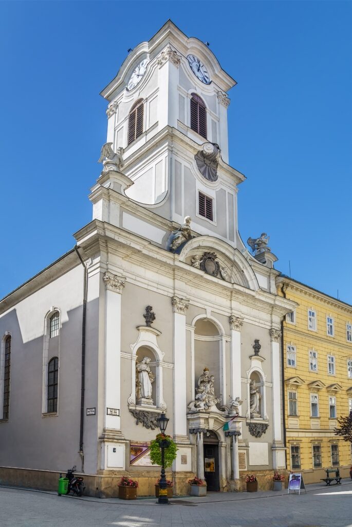 Church of Saint Michael, a baroque landmark in Budapest