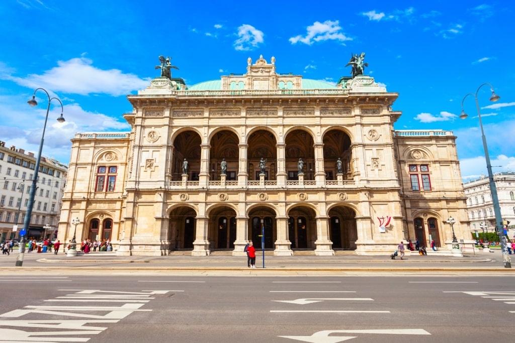 Elegant exterior of State Opera House