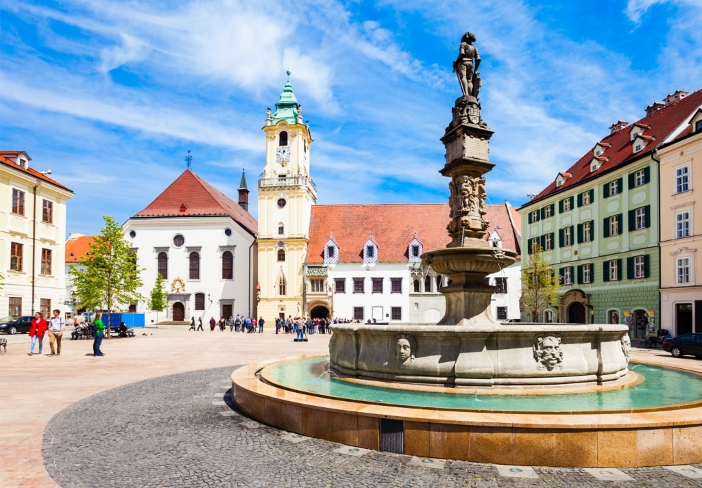 What is Bratislava Known For - Old Town Hall and square