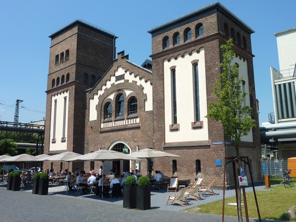 Unique exterior of Druckwasserwerk