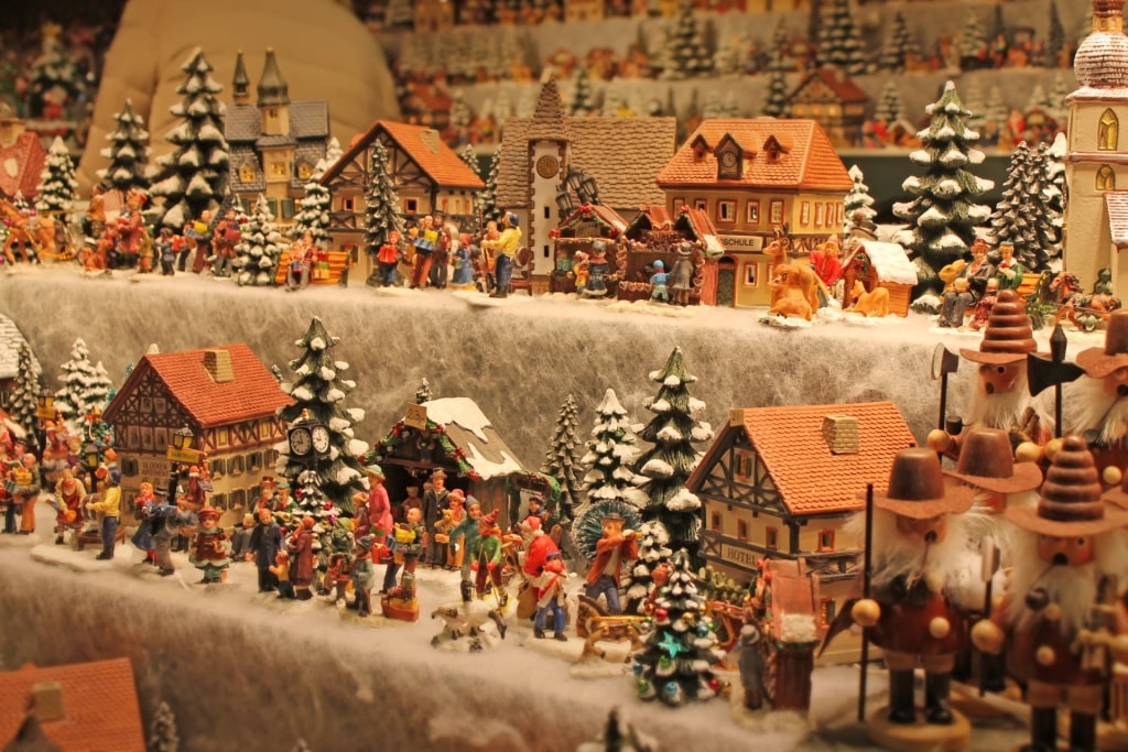 Christmas decorations sold at Salzburg Christmas Market