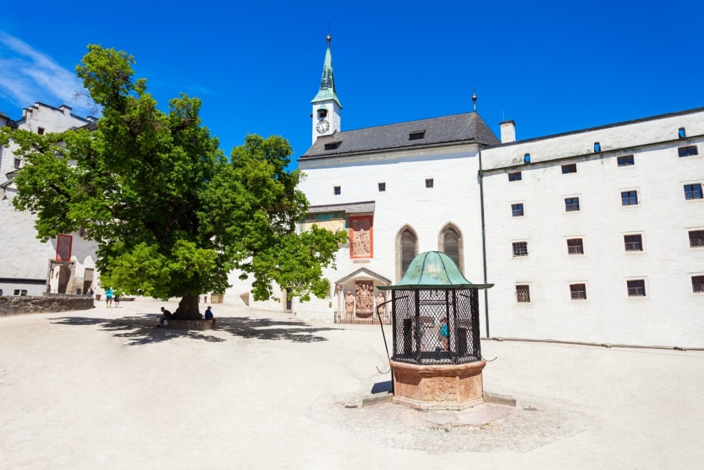 Street view of Hohensalzburg Fortress