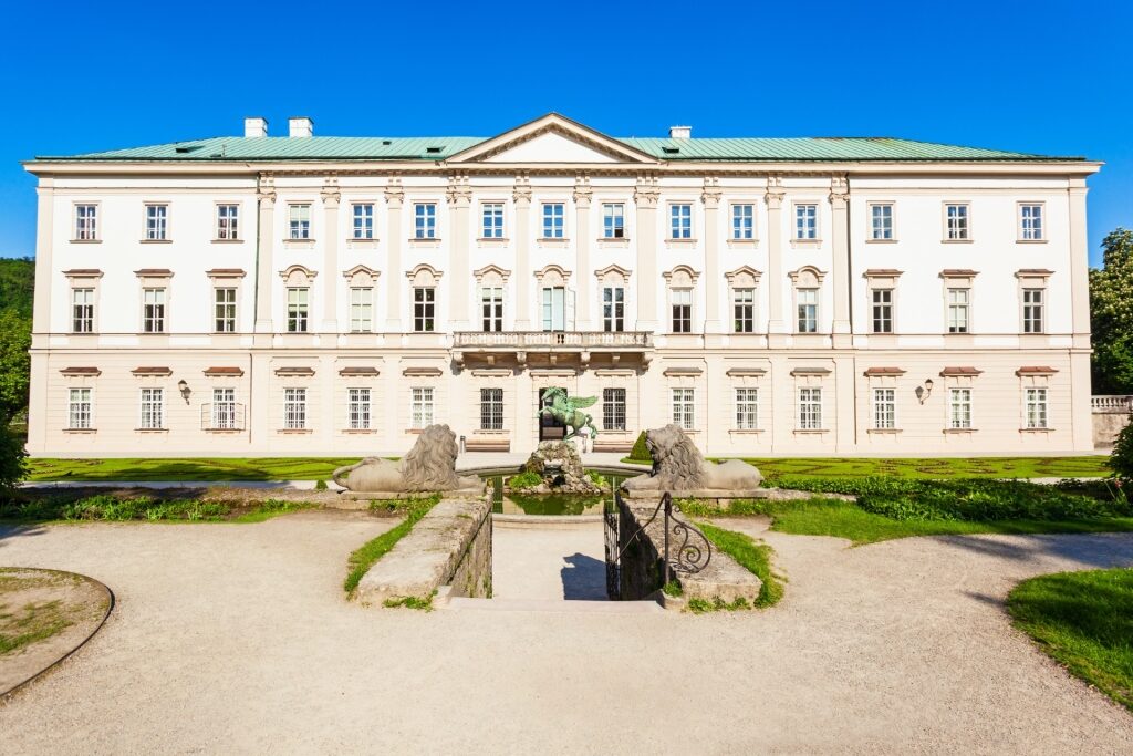 Beautiful exterior of Mirabell Palace