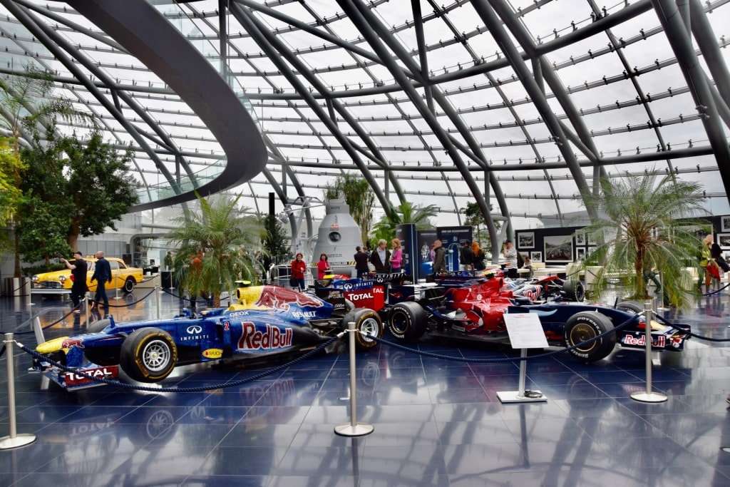 View inside Red Bull Hangar-7