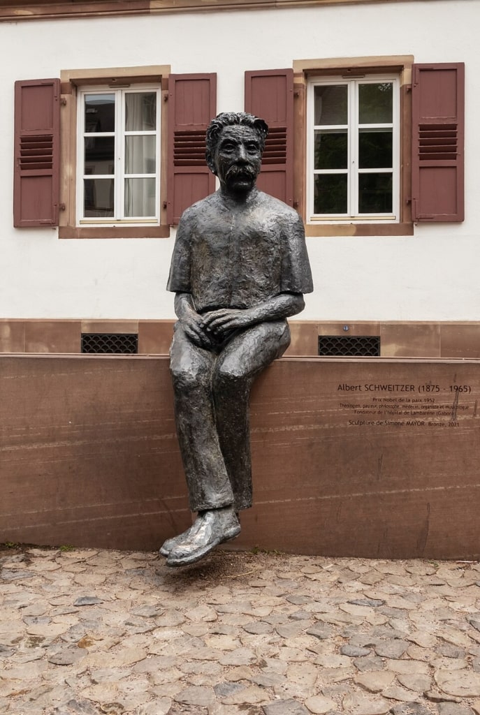 Albert Schweitzer Statue in Strasbourg