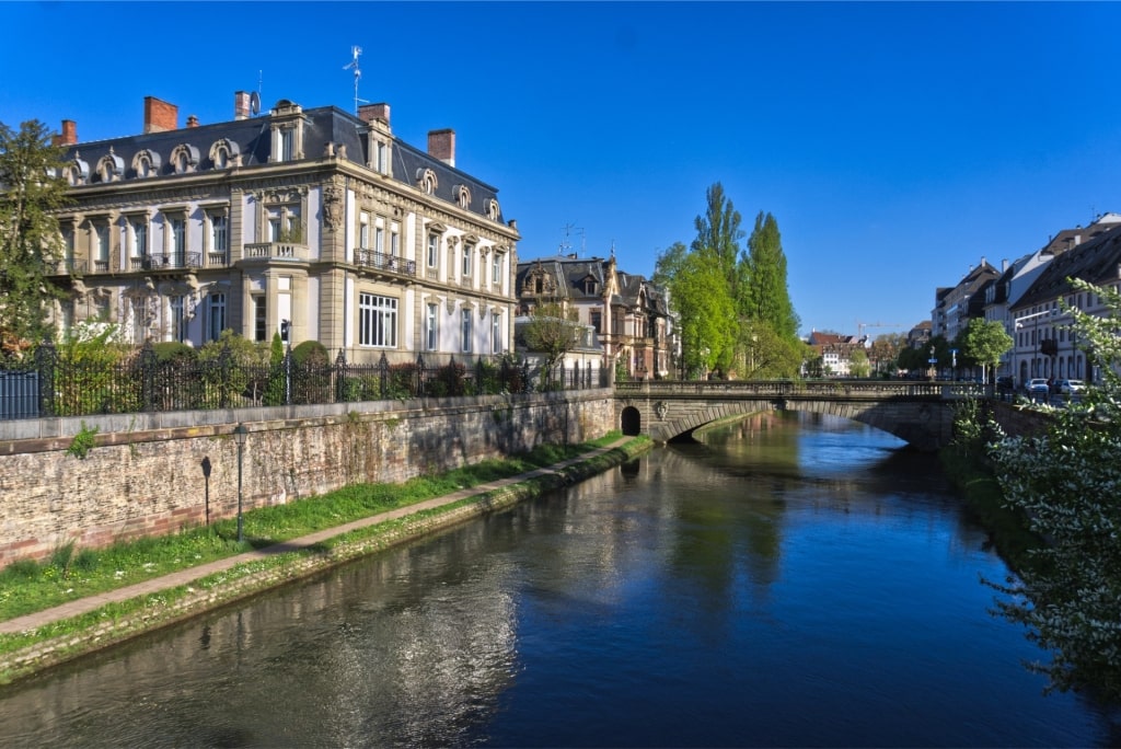 View of Tomi Ungerer Museum from the canal