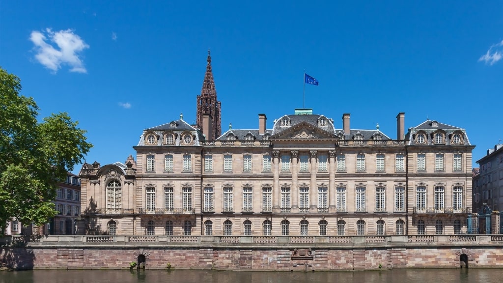Gorgeous architecture of Palais Rohan