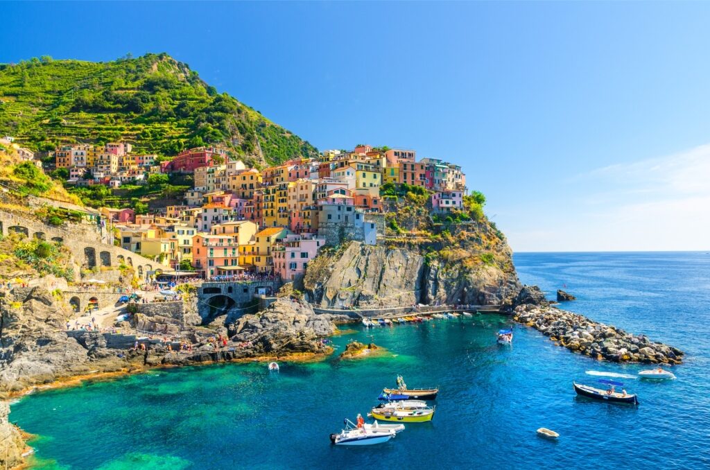 Manarola in Cinque Terre, Italy, one of the beautiful landscapes from around the world