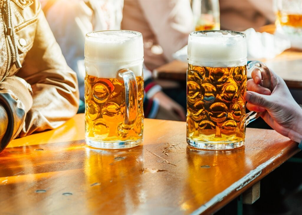 Best beer in Germany - Beer garden in Munich